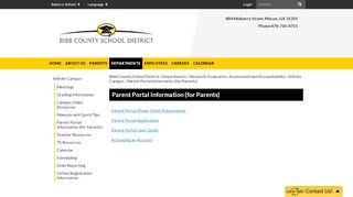 
                            4. Parent Portal Information (for Parents) - Bibb County School ...
