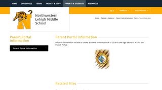 
                            5. Parent Portal Information - Northwestern Lehigh School District