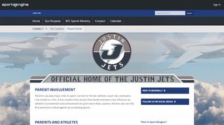 
                            2. Parent Portal - Justin Jets