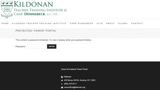 
                            1. Parent Portal - Kildonan