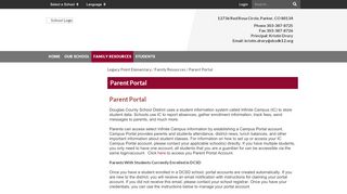 
                            7. Parent Portal - Legacy Point Elementary