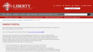 
                            3. Parent Portal | Liberty Central School District