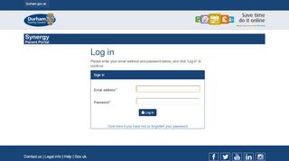 
                            9. Parent Portal: Login - Durham County Council