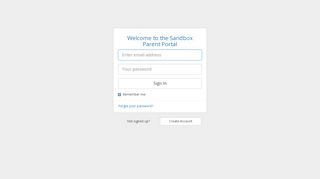 
                            4. Parent Portal Login - Sandbox