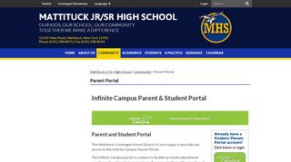 
                            9. Parent Portal - Mattituck Jr/Sr High School