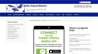 
                            9. Parent Portal Mobile App - Technology - Baltic School District