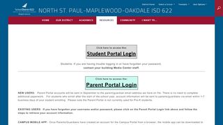 
                            5. Parent Portal / Overview - ISD 622