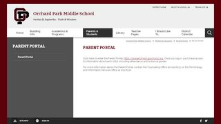 
                            8. Parent Portal / Parent Portal - OP Schools