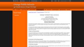 
                            4. Parent Portal / Parent Portal - Orange Public Schools