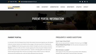 
                            3. Parent Portal - Point Pleasant Schools