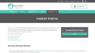
                            4. Parent Portal | Polk County Public Schools