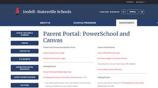 
                            11. Parent Portal: PowerSchool and Canvas - Iredell-Statesville School ...