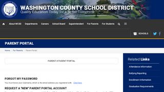 
                            5. Parent Portal - Washington County School District