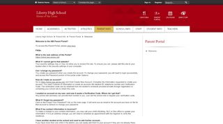 
                            8. Parent Portal / Welcome - Liberty Union High School District