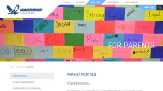 
                            9. Parent Portals - Middle School - oakridgeschools.org