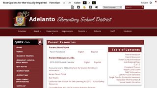 
                            1. Parent Resources - Adelanto Elementary School District