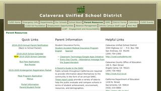 
                            3. Parent Resources - Calaveras Unified School District