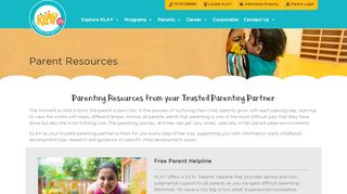 
                            2. Parent Resources - Klay Schools