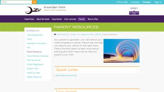 
                            1. Parent Resources - Kwantlen Park - Surrey Schools