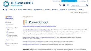 
                            9. Parent Resources / PowerSchool - Olentangy Local School District