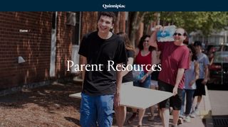 
                            3. Parent Resources | Quinnipiac University