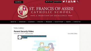 
                            9. Parent Securly Video | St. Francis of Assisi Catholic School