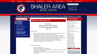 
                            5. Parent-Teacher Organization - Shaler Area School District