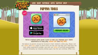 
                            3. Parent Tools - Animal Jam