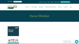 
                            9. Parent Wishlist - Kids Read Now | K-3 Summer Reading Program