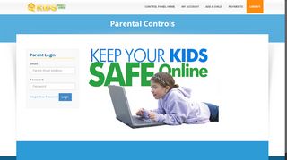 
                            5. Parental Controls - KidsEmail - Parent Login