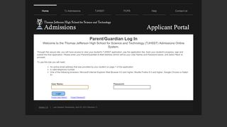 
                            2. Parent/Guardian Log In - JASe