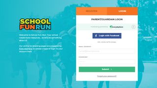 
                            3. Parent/Guardian Login - School Fun-Run