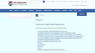 
                            3. Parents - Afe Babalola UniversityAfe Babalola University