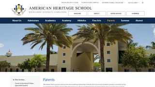 
                            4. Parents - American Heritage School