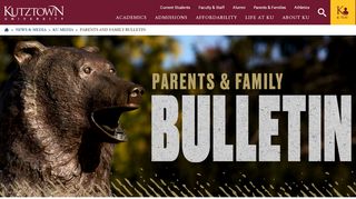 
                            9. Parents and Family Bulletin - Kutztown University