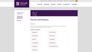 
                            9. Parents and Students - Norwalk Community School District