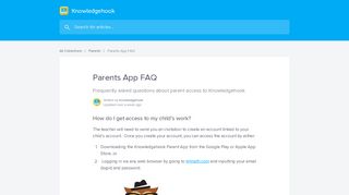 
                            3. Parents App FAQ | Knowledgehook Help Center