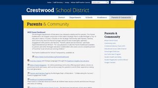 
                            1. Parents & Community - Welcome to Crestwood School District