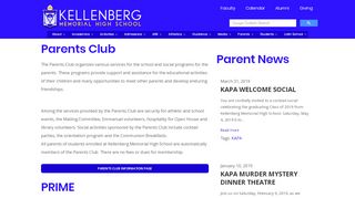 
                            3. Parents Home - Parents – Kellenberg Memorial High School