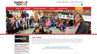 
                            1. Parents Landing Page - Oakwood School