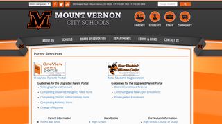 
                            10. Parents - Mount Vernon City Schools