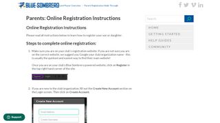 
                            8. Parents: Online Registration Instructions – Blue Sombrero Support