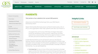 
                            2. Parents - Oregon Episcopal School