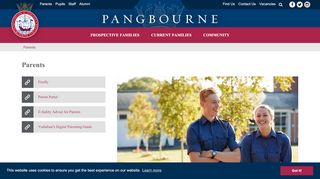 
                            2. Parents - Pangbourne College