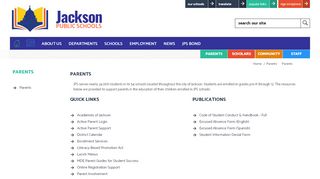 
                            5. Parents / Parents - Jackson - Jackson Public Schools