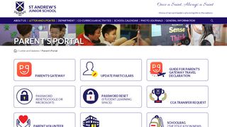 
                            2. Parent's Portal - St Andrew's Junior School