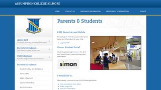 
                            4. Parents & Students | Assumption College