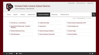 
                            1. Parents & Students / Homepage - Orchard Park Central School District