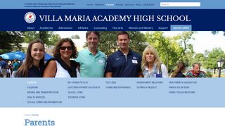 
                            9. Parents - Villa Maria Academy High School