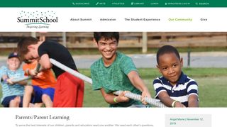 
                            4. Parents/Parent Learning - summitschool.com